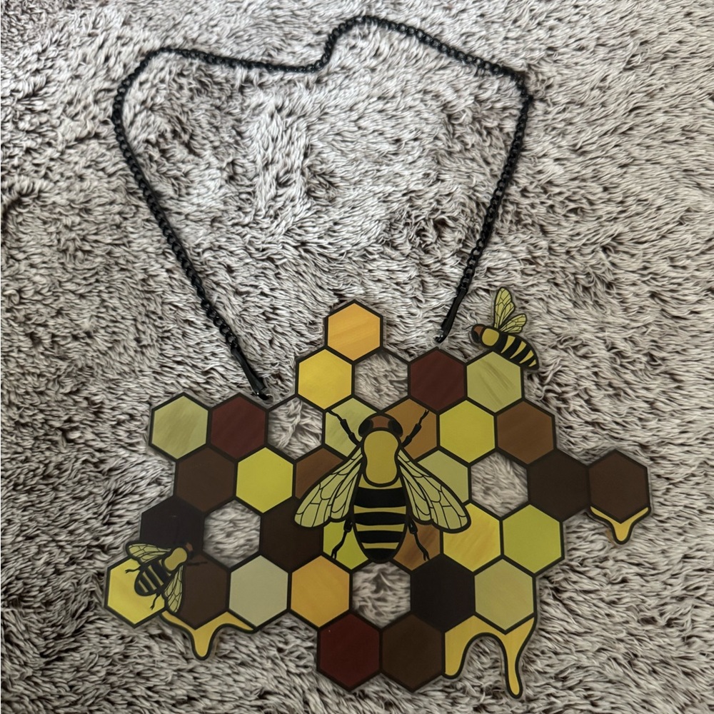 Honey Bee Window Hanging Decor